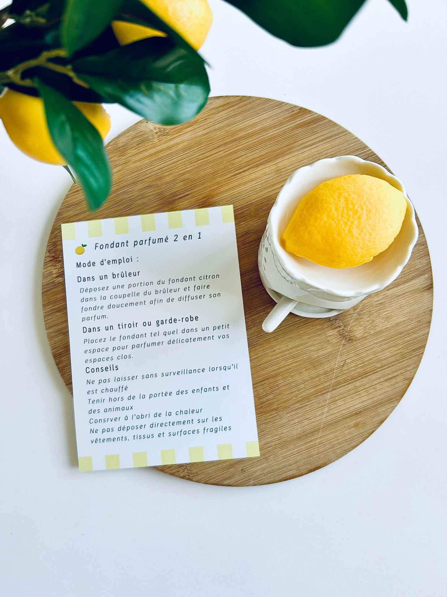 Un zeste d'amour - Fondant parfumé 2-en-1 🍋