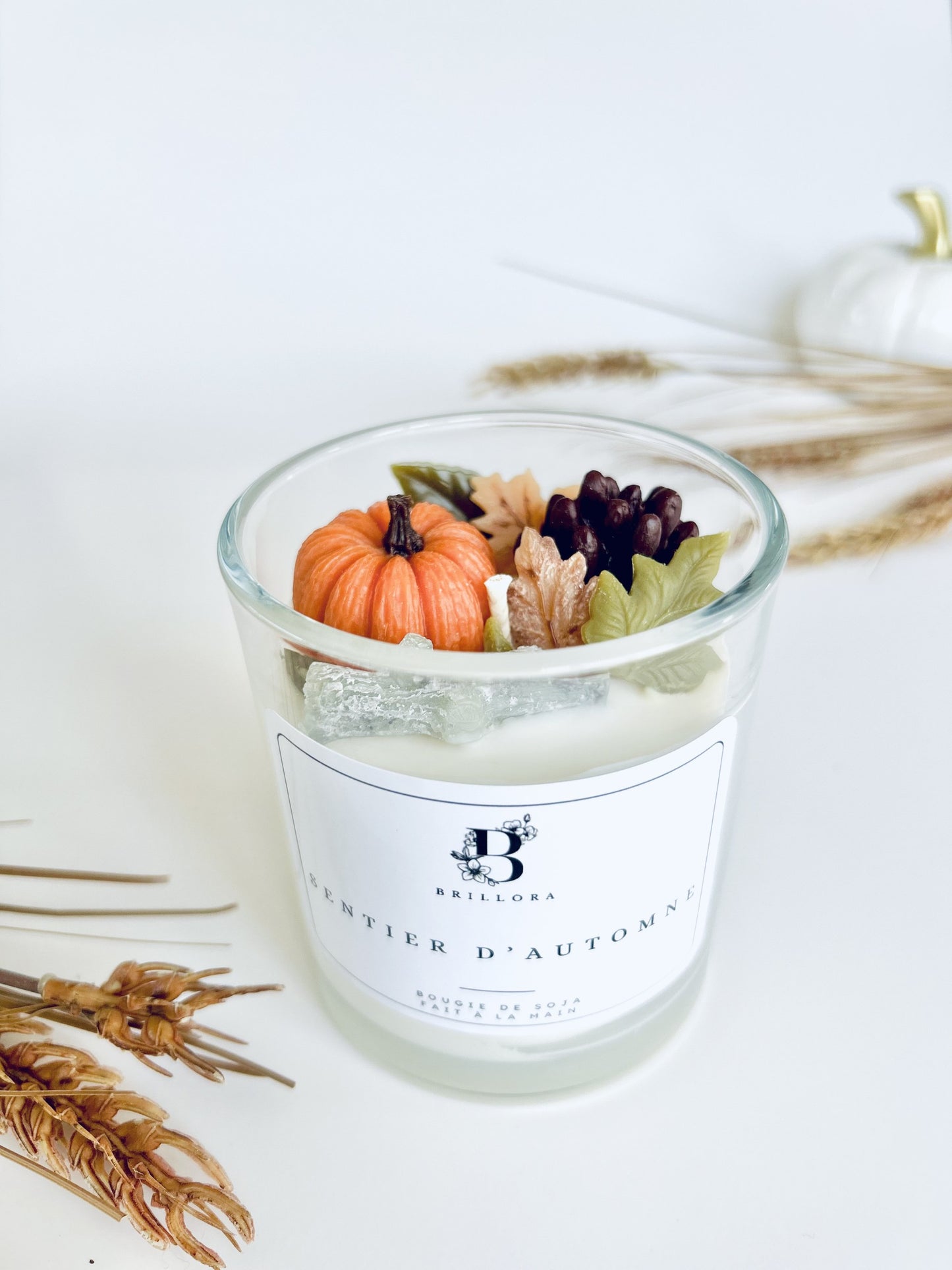 Bougie décorative de soja - Sentier d'Automne