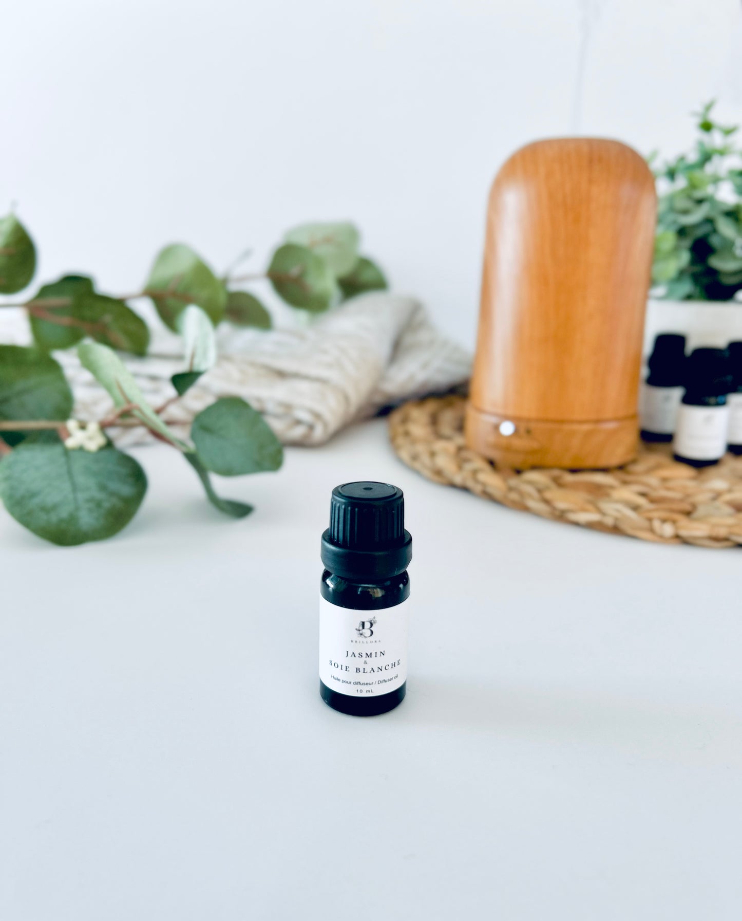 Huile parfumée - Jasmin & Soie Blanche