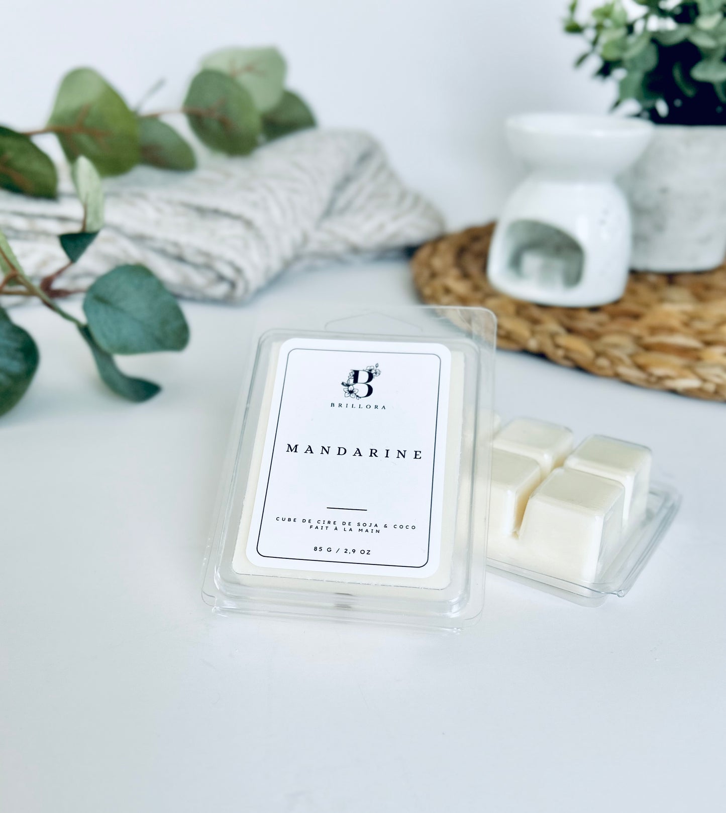 Cube de cire - Mandarine