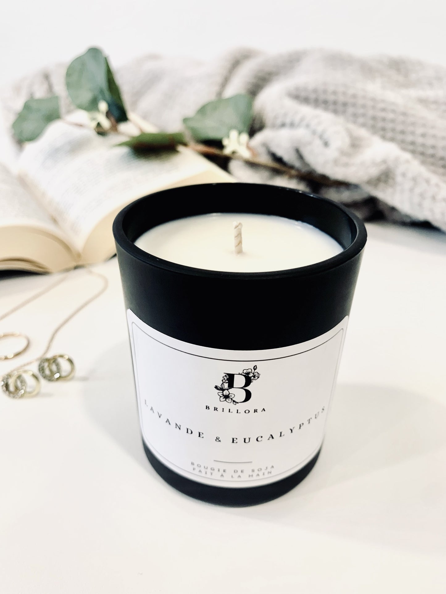 Bougie de soja - Lavande & Eucalyptus