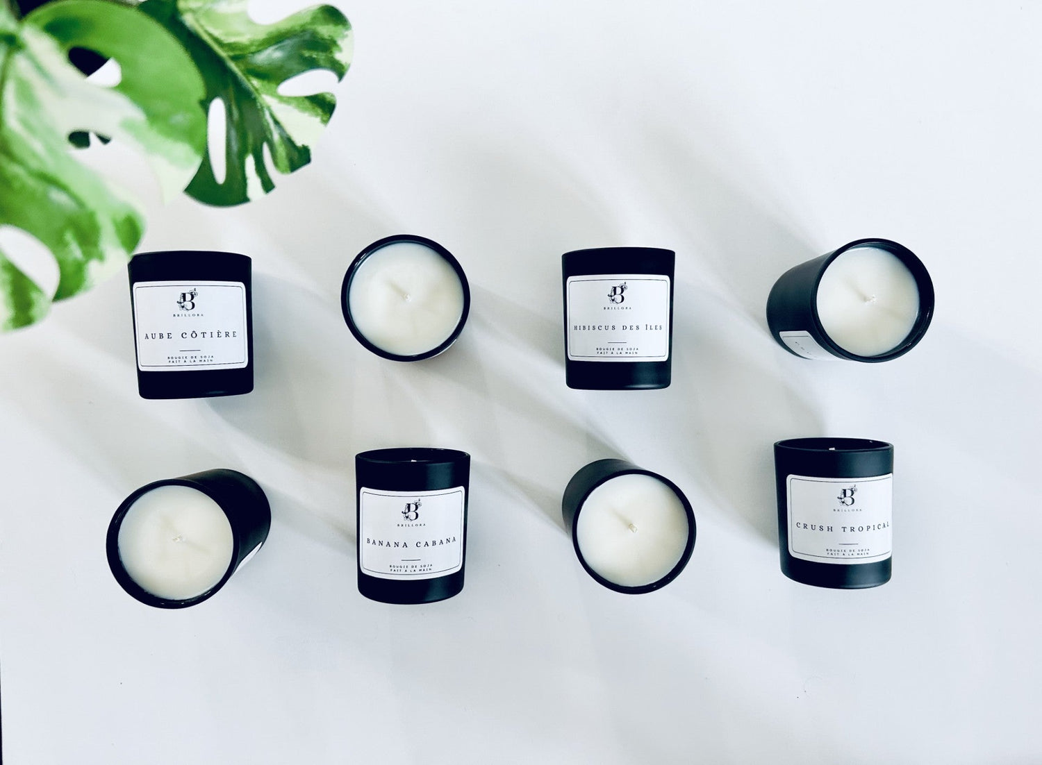 Bougies minimalistes Collection Été