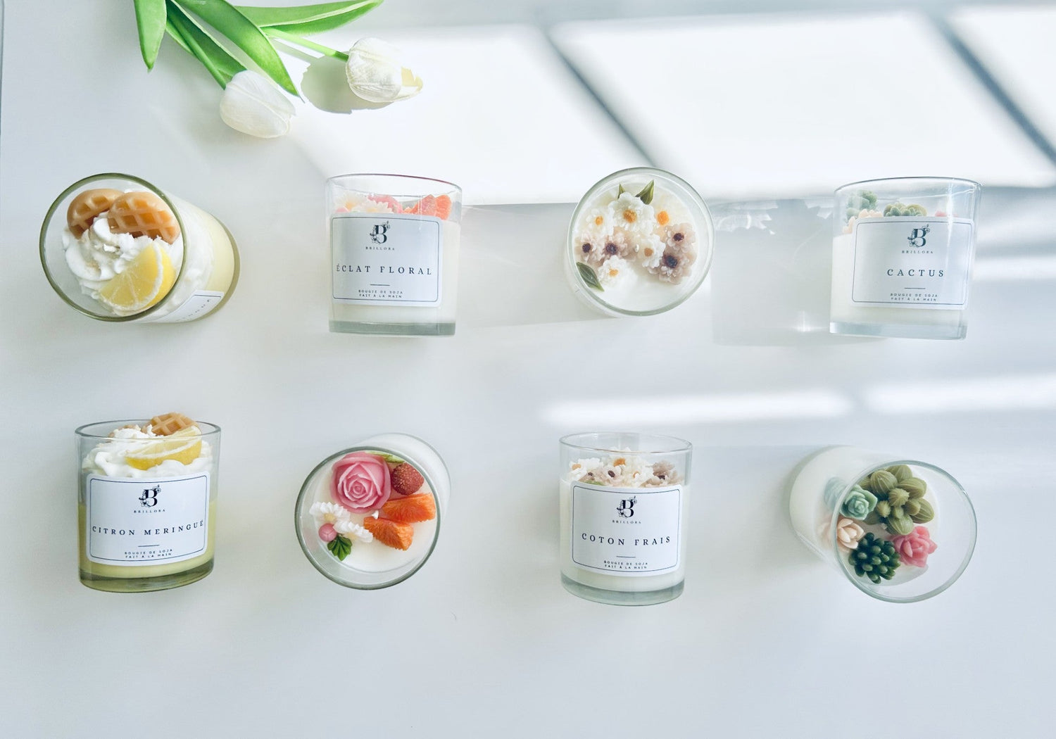 Bougies décoratives Collection Printemps