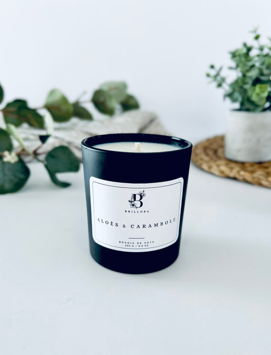 Bougie minimaliste - Aloès & Carambole