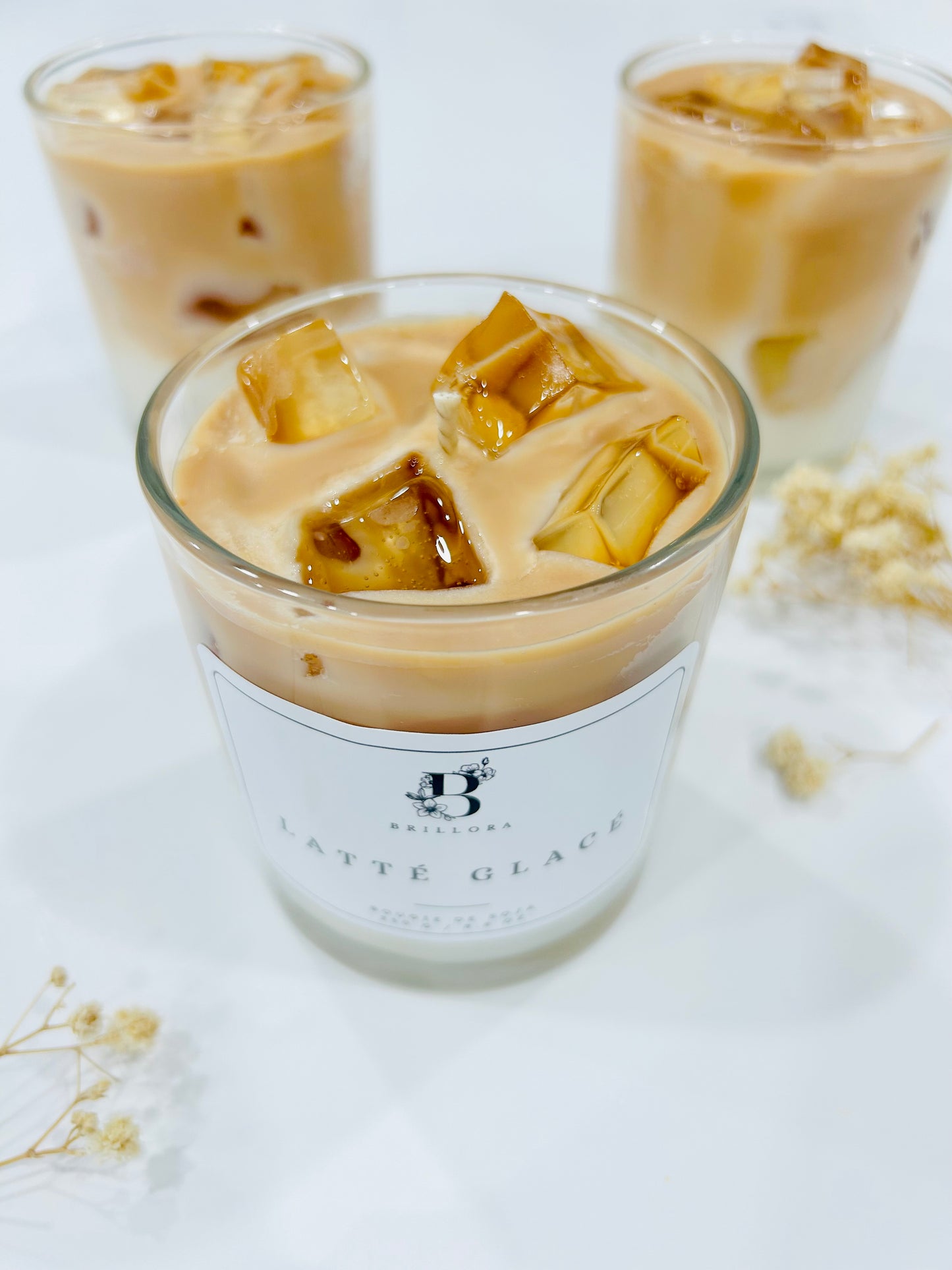 Bougie décorative - Latté Glacé