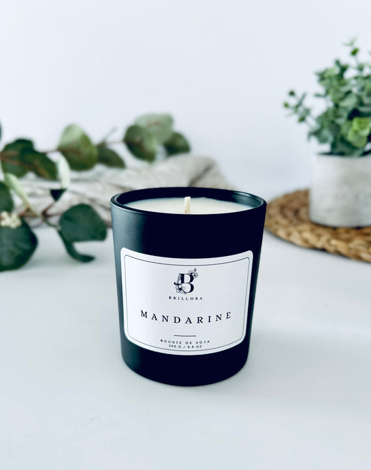 Bougie minimaliste - Mandarine