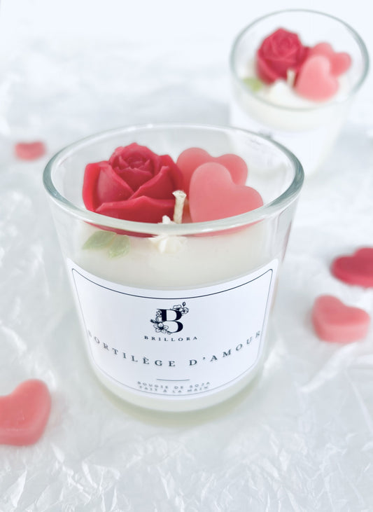 Bougie décorative de soja - Sortilège d'Amour