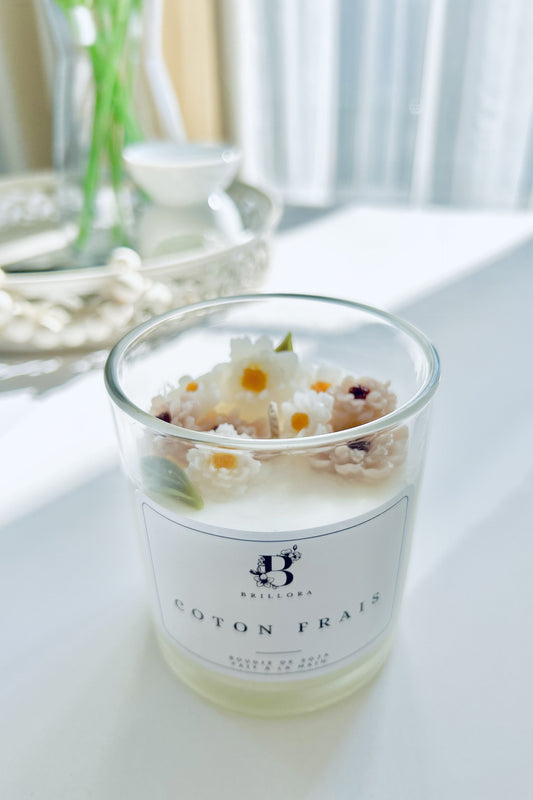 Bougie décorative - Coton Frais