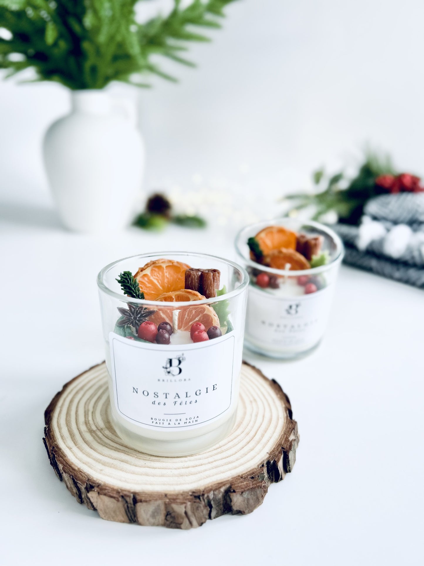 Bougie décorative de soja - Nostalgie des Fêtes