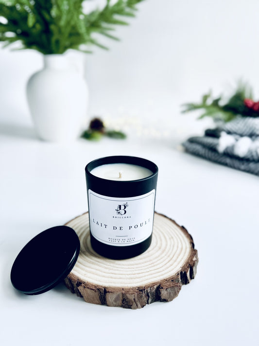 Bougie de soja - Lait de poule