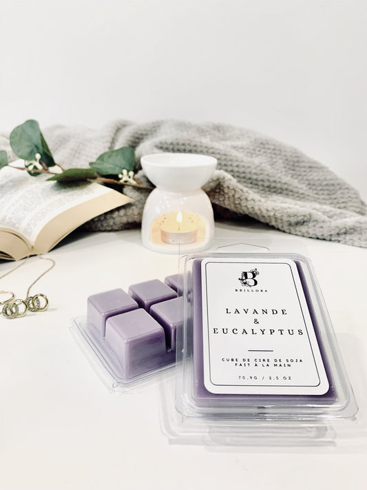 Cube de cire de soja - Lavande & Eucalyptus