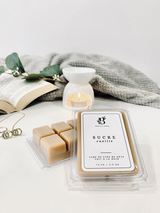Cube de cire de soja - Sucre vanillé
