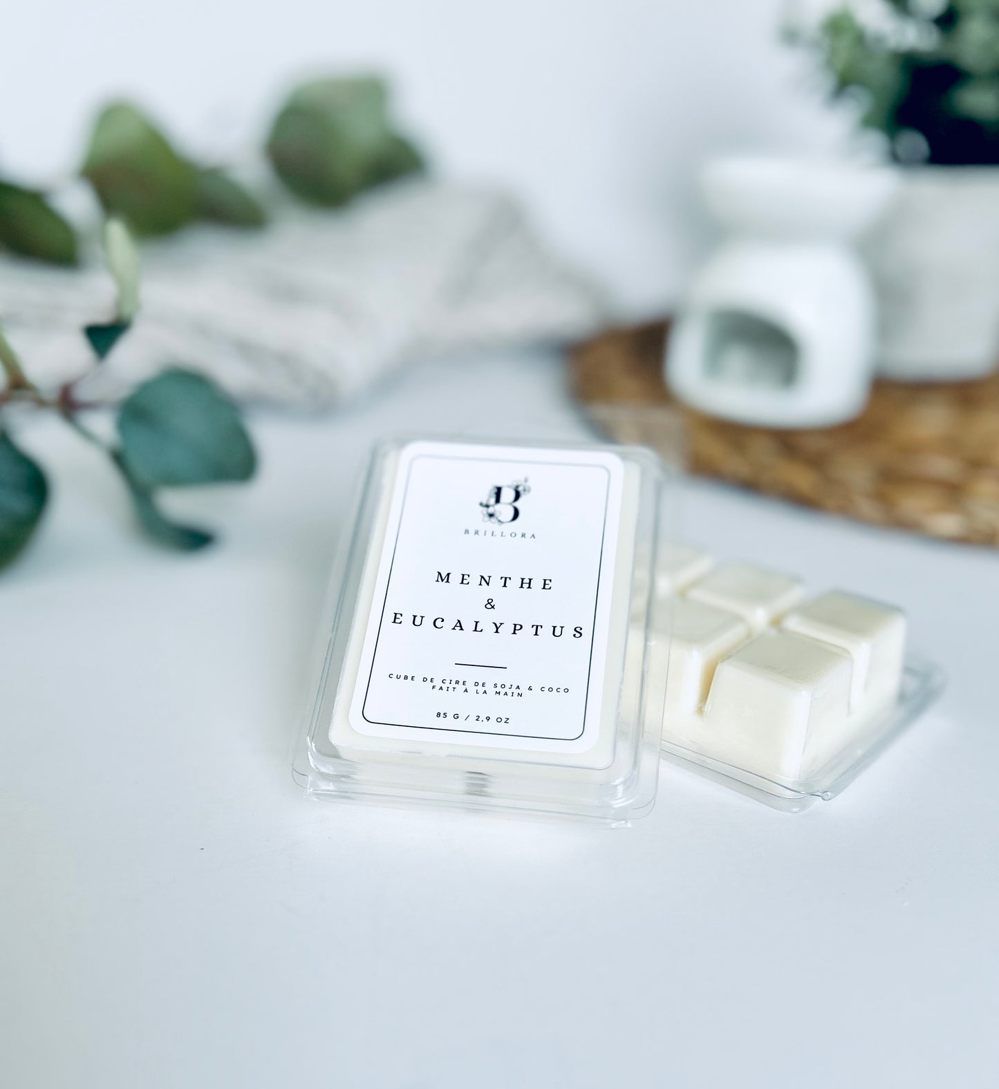 Cube de cire - Menthe & Eucalyptus