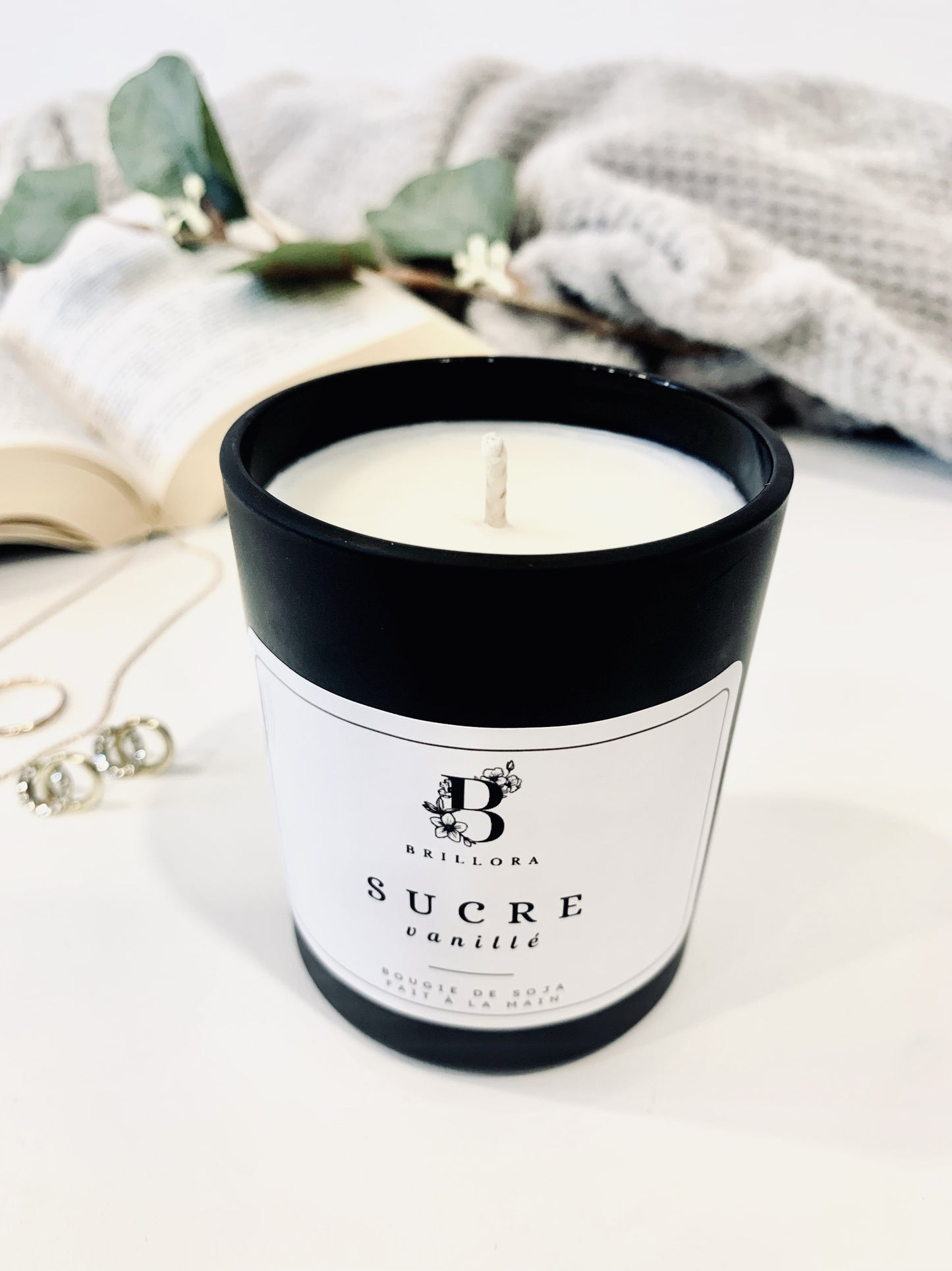 Bougie de soja - Sucre vanillé