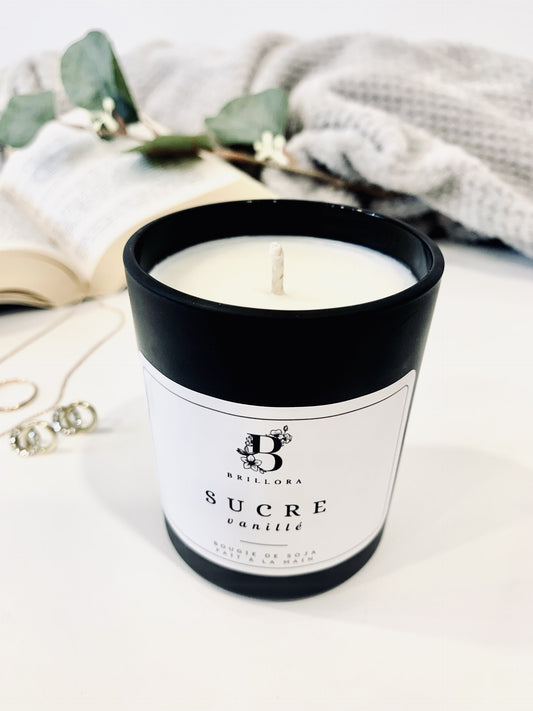 Bougie de soja - Sucre vanillé